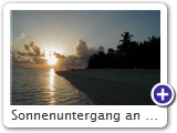 Sonnenuntergang an der Sdseite